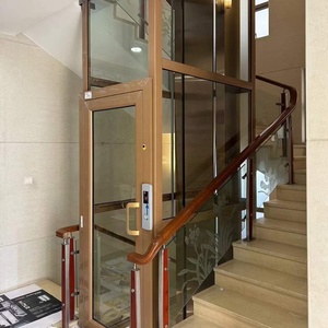 Mini-ascenseur à cadre en alliage d'aluminium pour portique de 2ème étage, idéal pour petits espaces et villas, élévateur de passagers, monte-charge, ascenseur. - Product Image 1