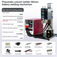 Nouvelle machine de soudage à colonne intégrée, soudeuse à impulsions pneumatiques Glitter, alimentation CC, soudeuse à points unique, compresseur d'air, marque LY