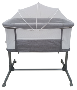 <span class=keywords><strong>Lit</strong></span> bébé portable moderne, <span class=keywords><strong>lit</strong></span> cododo pour nourrisson, hauteur réglable, côtés entièrement en maille, berceau avec moustiquaire en coton, articles pour bébé - Product Image 5