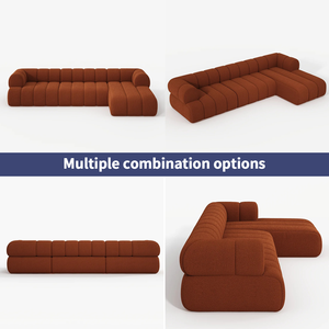 OEMODM MOQ100 Canapé modulaire en mousse de luxe durable sans os, canapé de salon, emballage sous vide, éponge compressée, canapés sectionnels modulaires - Product Image 6