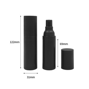 Flacon pulvérisateur format voyage, diamètre 31 mm, hauteur 122 mm, emballage cosmétique, flacon pompe pour soins de la peau avec éponge - Product Image 1