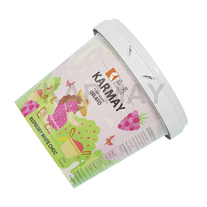 Logo personnalisé recyclable 250ml en plastique crème glacée yaourt conteneurs tasse avec couvercle - Product Image 6