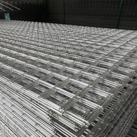 Panneau de treillis soudé robuste en acier inoxydable 2x2 2x4 4x4 pouces 4x8 5x100 pieds, calibre JDHWM