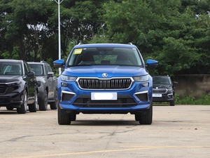 Bon <span class=keywords><strong>prix</strong></span> pour 2025 <span class=keywords><strong>Skoda</strong></span> <span class=keywords><strong>Kodiaq</strong></span> TSI380 7 places 4WD toit ouvrant phare SUV de taille moyenne marchandises en stock voiture de vente chaude au port - Product Image 2