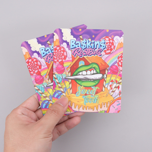 In Stock Custom 3.5 Bags ice Candy Packaging High Quality Bags Ziplock Mylar Bags Mylar Candy Bags for Party Pink 28g Mylar Bags - Product Image 1