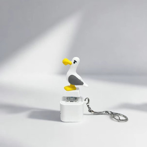 Llavero <span class=keywords><strong>de</strong></span> PVC con Forma <span class=keywords><strong>de</strong></span> Gaviota para Aliviar el Estrés, con Efectos <span class=keywords><strong>de</strong></span> <span class=keywords><strong>Sonido</strong></span> y Luz, Carga Tipo C - Product Image 4