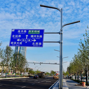 Poteaux de signalisation et de signalisation routière en gros d'usine, poteaux de signalisation de type F, poteaux de surveillance, poteaux multifonctionnels partagés pour routes - Product Image 4