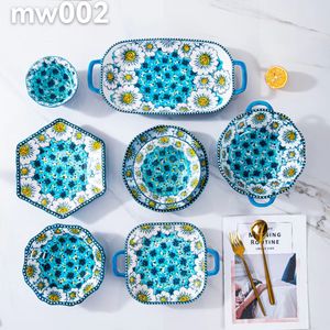 <span class=keywords><strong>Set</strong></span> cena ristorante nordico moderno lusso Boho ceramica stoviglie caffè vino <span class=keywords><strong>Set</strong></span> - Product Image 3