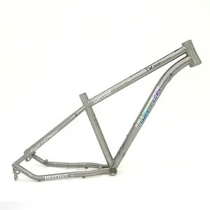 <span class=keywords><strong>Cuadro</strong></span> de Bicicleta de <span class=keywords><strong>Titanio</strong></span> de Alta Gama con Estilo Moderno y Pintura Ligera, <span class=keywords><strong>Cuadro</strong></span> de Bicicleta de <span class=keywords><strong>Titanio</strong></span> 29er a Precio de Fábrica - Product Image 1