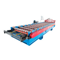 Machine de formage de tôles de toiture entièrement automatique à commande PLC, découpe hydraulique haute vitesse, certifiée CE