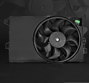 مروحة تبريد مكيف سيارة (رادياتير) ومروحة مكثف لـ فيات 500C موديلات 12-17/500HB موديلات 12-18، قطع غيار أصلية رقم 68073673AA/68184569AA/68073674AA - Product Image 2