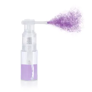Svuota 30ml di polvere secca pompa glitterata flacone spray ricaricabile shampoo asciutto ruota flacone spray per unghie a bocca lunga 1oz
