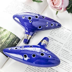 <span class=keywords><strong>Ocarina</strong></span> em Dó Alto com 12 Furos de Cerâmica - Atacado para Iniciantes e Amantes da Música - Product Image 3