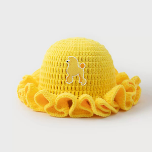 Promotional Custom Batch SGR Sigma Gamma Rho Crochet Hat Sorority Crochet Hat Outdoor Fashion Casual Lace Design Crochet Hat