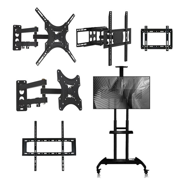 Universal TV Stand Holder for 12-43 Inch Full Motion Retractable LCD LED Monitor Flat Panel Plasma Swivel TV Wall Mount Bracket