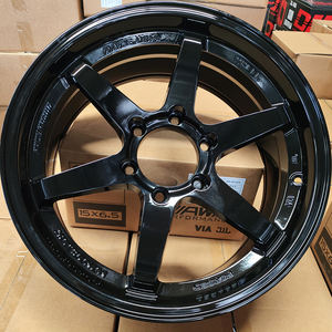 ล้อแม็กซ์ Xing Hui W4107 ขนาด <span class=keywords><strong>18</strong></span> นิ้ว รุ่น <span class=keywords><strong>Te37</strong></span> <span class=keywords><strong>สี</strong></span><span class=keywords><strong>ดำ</strong></span> สำหรับรถยนต์ 6x139.7 18x8.5J <span class=keywords><strong>ขอบ</strong></span>ล้อฟอร์จ ออฟเซ็ต 20-32 มม. CB 106.1 มม. ยี่ห้อ Rays Mag รุ่น <span class=keywords><strong>Te37</strong></span> - Product Image 4