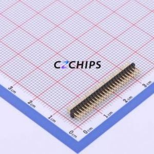 X1321WV-2x25J-C30D23 Pin Header Through hole Component (THT),P=1.27mm Connector 2x25P 1.27mm 1.27mm Pin Header - Product Image 1