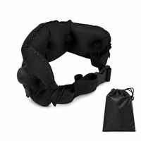 Oreiller de cou profilé gonflable fabriqué par le fabricant, support lombaire pour le camping, les voyages, la voiture, le repose-tête, la chaise de bureau