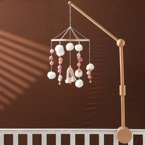 Pmz1206 Mới Thú Nhồi Bông Bằng Gỗ Bé Giường Chuông Bracket Chủ Mở Rộng Công Cụ Di Động Khung Nursery Đồ Chơi Cho 0-24 Tháng Unisex - Product Image 4