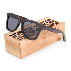 Bobo chim tùy chỉnh Retro Kính mát unisex trà-màu gỗ khung <span class=keywords><strong>2025</strong></span> ống kính nhựa CE chứng nhận cho nam giới phụ nữ Brown khung - Product Image 6