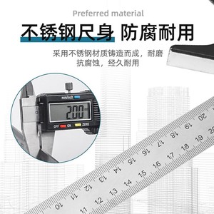 Jin Chengtai Combination Square 90 Degree Stainless Steel Angle Ruler With Level Woodworking Precision <b>Measuring</b> <b>Tool</b> - Product Image 5