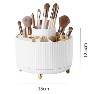 Wholesale Large Capacity Cosmetic Organizer 360 Rotating Desktop <b>Makeup</b> Storage Box Bathroom Lipstick Brush Pen <b>Holder</b> - Product Image 3