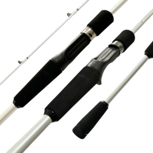 Canne à pêche Alpha Wholesale en carbone haute performance, 1 section, 1,8 m/6 pi, action moyenne 12-20 lb, pour la pêche au bar - Product Image 2