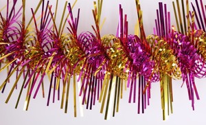 Guirlande de Noël en tinsel suspendue à prix d'usine pour la décoration de Noël / Décoration de Noël / Ornement d'arbre de Noël - Product Image 3