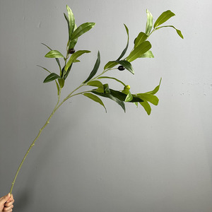 Rami d'Ulivo Artificiali Stampati in 3D con Frutti, 110cm, Stelo d'Ulivo Finto per Composizioni Floreali, Decorazioni per Casa e Tavola - Product Image 6