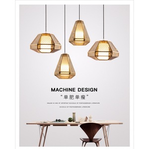 Modern Geometric Pendant <b>Light</b> Led E27 Square Home Lighting For Dining Room Or Living <b>Space</b> - Product Image 4