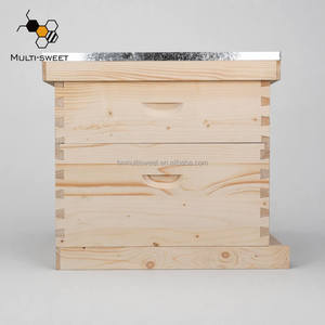 <span class=keywords><strong>Colmenas</strong></span> <span class=keywords><strong>Langstroth</strong></span> de 2 Niveles para Apicultura, Cajas para Abejas con Marcos y Bases - Product Image 1