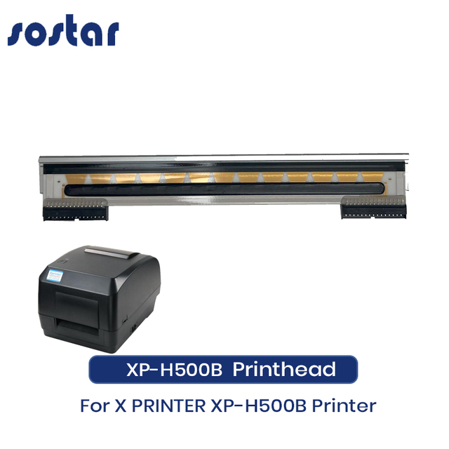 New XP-H500B Printhead for X Printer XP-H500B Thermal Printer Head High Quality 203 Dpi Print Head Wholesale Printer Parts
