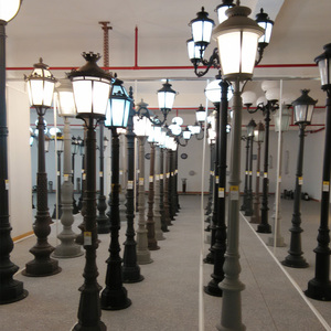 Rétro E27 IP65 de style <span class=keywords><strong>italien</strong></span> européen personnalisé en usine extérieur jardin paysage LED réverbère - Product Image 4