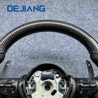 Volant de voiture pour BMW M3 M4 M5 M6 F01 F15 F20 F22 F25 F31 F30 F12 F16 F06 F02 F03 F04 en fibre de carbone pour modification durable