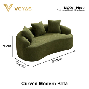 Fabricant et fournisseur de canapés compressés 100% direct de Foshan, design moderne, canapé sectionnel deux places pour entrepôt/villa/souterrain - Product Image 6