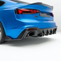 Kit Carrosserie Audi RS5 Style RZ en Fibre de Carbone : Lame Avant, Jupes Latérales, Diffuseur, Spoiler – Amélioration avec Ajustement Parfait (100% Compatible), Fixation par Vis, Garantie 1 An