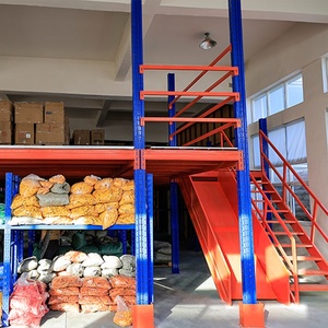 2 mức độ nhiệm vụ nặng nề <span class=keywords><strong>Modular</strong></span> lửng kệ với nền tảng kệ cho kho - Product Image 1