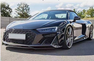 Kit de carrosserie Caspristo amélioré pour <span class=keywords><strong>Audi</strong></span> R8 <span class=keywords><strong>2023</strong></span> modèle de voiture jupes latérales de lèvre avant Canards de pare-chocs Kit de carrosserie en fibre de carbone - Product Image 4