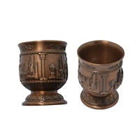 Tasse touristique du népal, hong-kong/GUANG hangzhou, en métal antique, tasse souvenir personnalisée