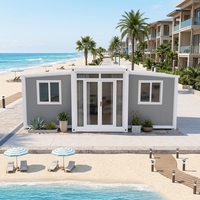 Villa préfabriquée mobile de 40 pieds au design moderne pour l'hébergement dans les complexes balnéaires et les sites touristiques – Maison conteneur extensible