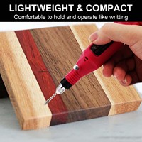 Kit d'outils rotatifs Auble Mini pour l'art des ongles, le bricolage, petit meuleur portatif, ensemble de manucure 100-240V, outils et équipements de bijouterie de haute qualité