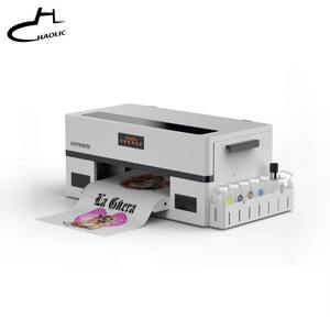 เครื่องพิมพ์ DTF สีชมพูรุ่นใหม่ ขายดี หัวพิมพ์ Epson ความเร็วสูง แบบม้วนต่อม้วน รับประกัน 1 ปี - ปรับแต่งเสื้อยืดเองได้ - Product Image 2