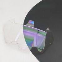 VZ pour casque demi-face, pièce décorative d'aileron arrière pour casque, ensemble homologué DOT, fermeture à dégagement rapide, toutes saisons