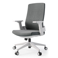 Chaise de bureau moderne et minimaliste en acier inoxydable, confortable, ergonomique, pour ordinateur, avec dossier et soutien lombaire, pour la maison