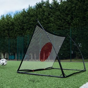 Portería de Fútbol Plegable Portátil <span class=keywords><strong>Directa</strong></span> de Fábrica con Red de Rebote, Equipo Auxiliar de Entrenamiento para Porteros - Product Image 4