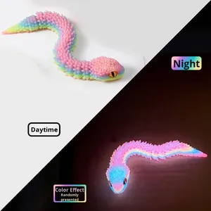 Modèle d'animal congelé imprimé en 3D personnalisé OEM tendance, jouet en plastique à articulations mobiles, cadeau pour enfants, vente en gros - Product Image 6
