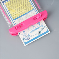 Étui de téléphone portable étanche en PVC transparent DIY Design comprend un sac de téléphone portable étanche à l'eau protecteur de caméra avec galvanoplastie
