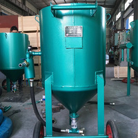 Machine de sablage manuelle industrielle portable et durable sans poussière pour le métal (vente en gros)