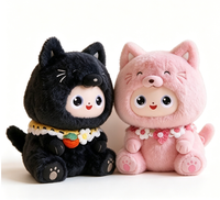 Grenzüberschreitendes KI-gesteuertes 10cm Plüschtier Niedlicher Stoffkatzen-Anhänger Schlüsselanhänger und Buchdekoration Unisex Perfekt als Geschenk oder Glücksbringer