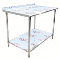 Tables de travail en acier inoxydable pour la découpe de viande, équipement commercial pour hôtels et restaurants, autres fournitures pour hôtels et restaurants